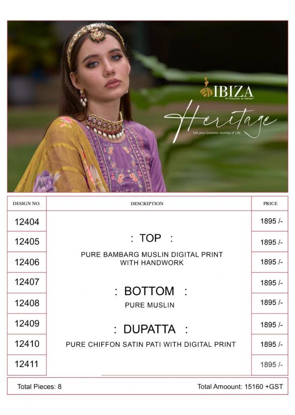 Ibiza Heritage Ocassional Designer Salwar Suit Collection